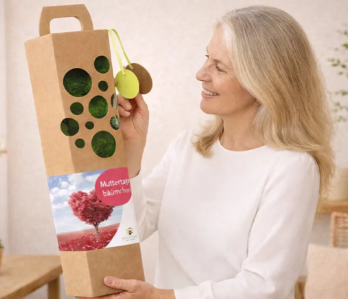 Mutter nimm Muttertagsgeschenkentgegen
