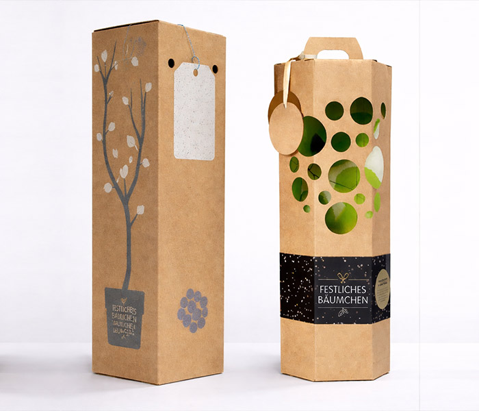 Verpackung Festbaum