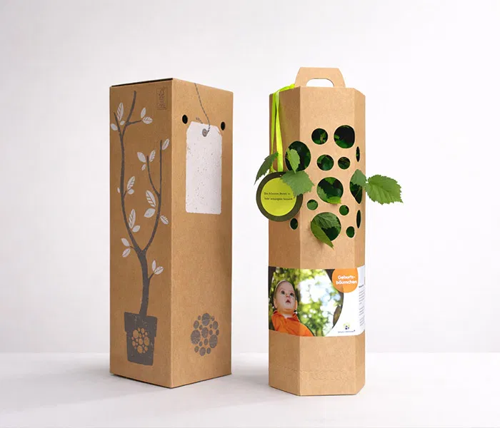 Verpackung Geburtsbaum