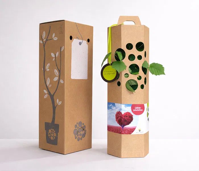 Verpackung Liebesbaum
