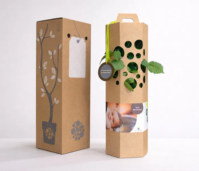 Verpackung Taufbaum