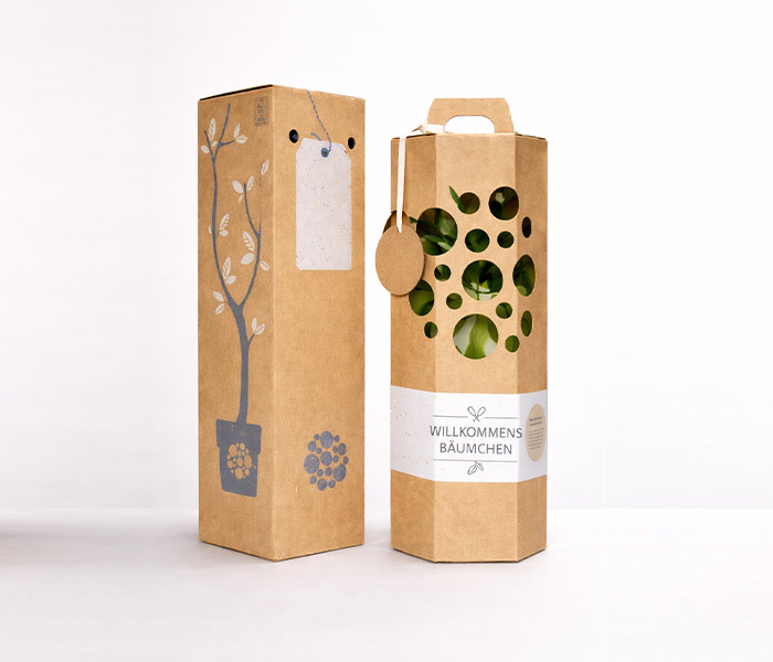 Verpackung Willkommensgeschenk