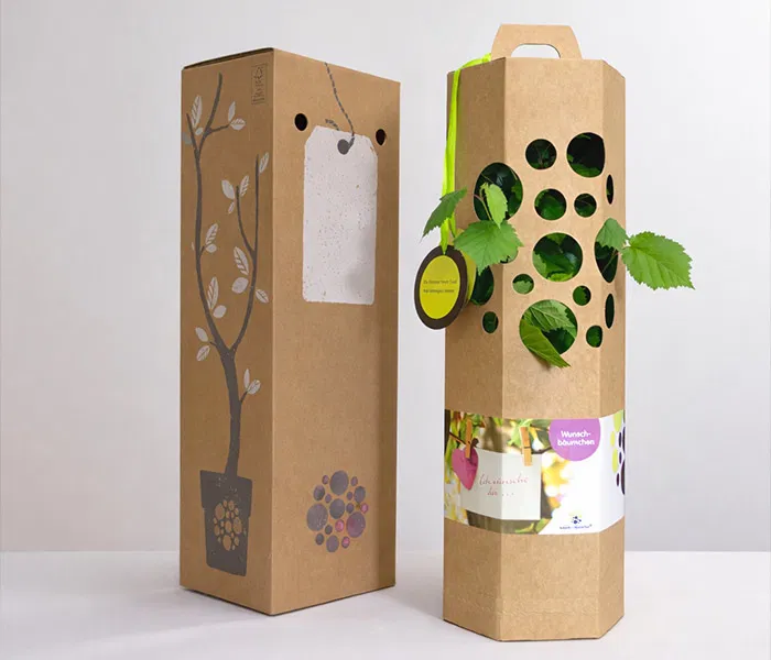 Verpackung Wunschbaum